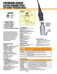 Thumbnail of document Data Sheet - ACC793 High Performance, Top Mount Accelerometers